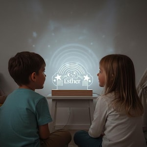 Personalized Baby Night Light: Custom Kids Room Decor