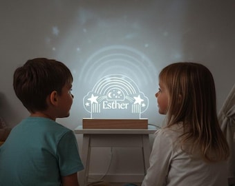 Personalized Baby Night Light: Custom Kids Room Decor