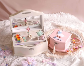 Personalized Jewelry Box Gift for Little Girl, Custom Jewelry Organizer, Musical Ballerina Jewelry Box, First Jewelry Box Gift for Her