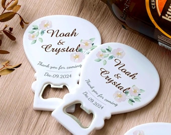 Custom Bottle Opener Bulk, Magnet Wedding Gift, Party Favors, Corporate Gifts
