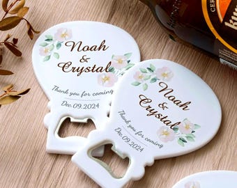 Custom Bottle Opener Bulk, Magnet Wedding Gift, Party Favors, Corporate Gifts