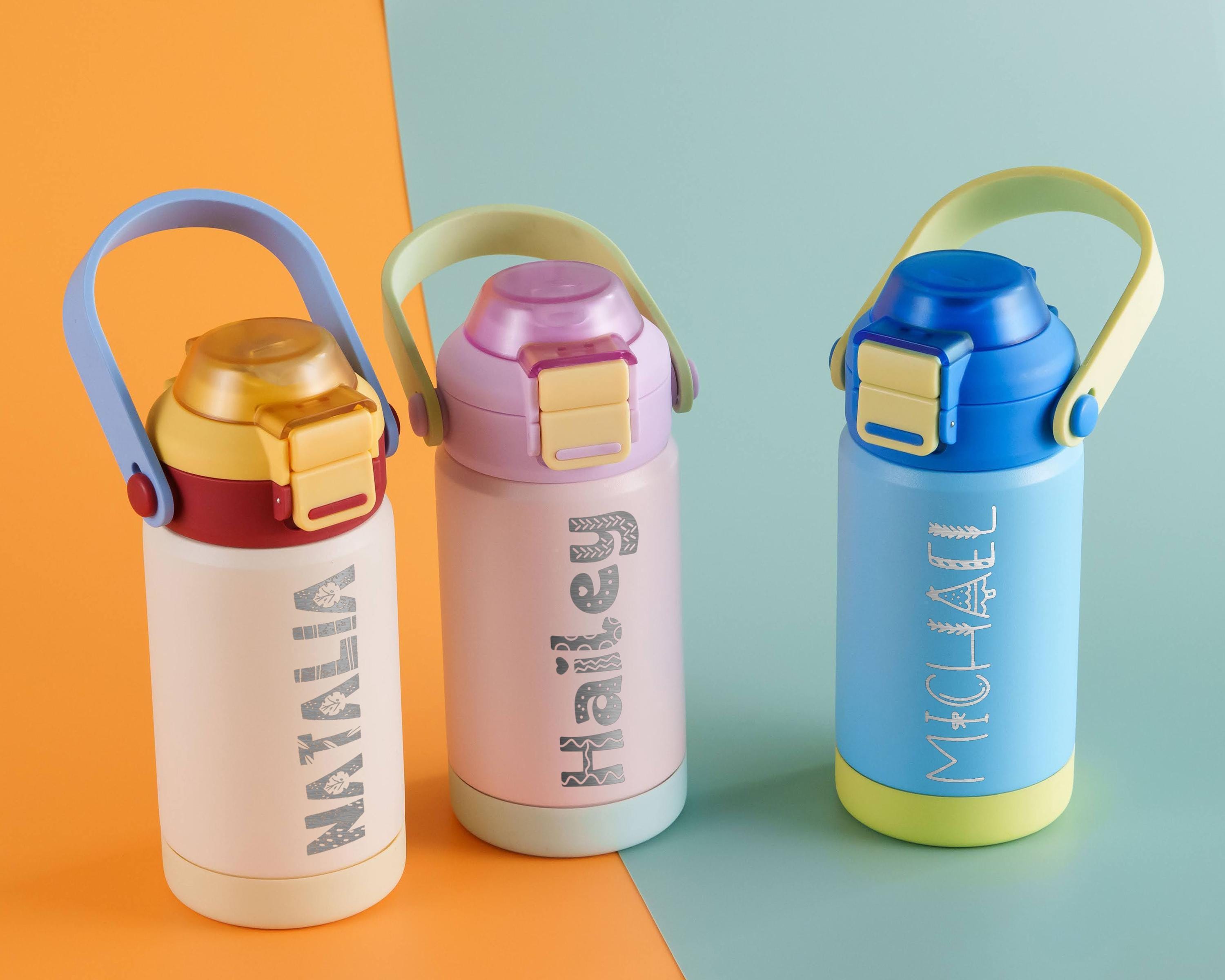 Custom Name Cup for Daycare, Personalized Kids Water Bottle, School ...