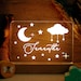 Personalized Gifts for Baby Moon Stars Night Light | Kids Room Decor | Baby Boy Gift | Baby Shower Gift Newborn Gifts | Girls Bedroom Decor 
