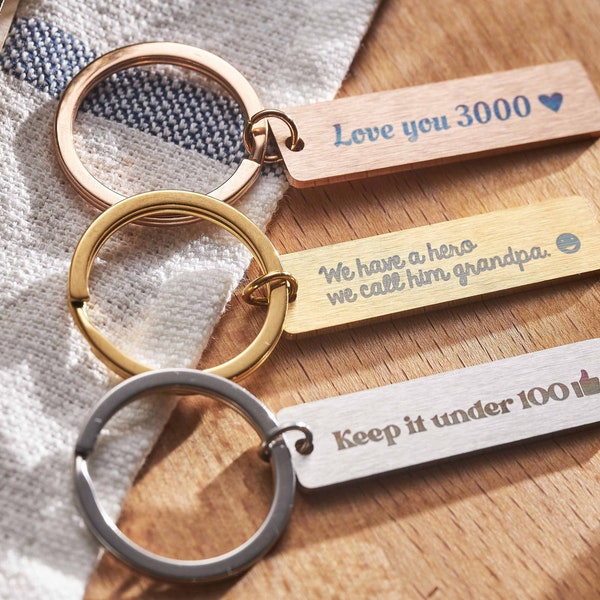 Personalized Keychain - Etsy