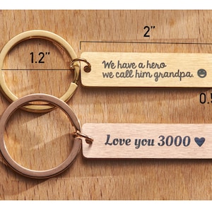 Custom Keychain Personalized Gifts for Her Best Friend Birthday Gift Engraved Key Chain Boyfriend Valentines Gifts Key Ring Gifts for Mom image 9