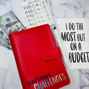 Personalized Budget Binder Bundle, Cash Envelope System, A6 Binder, Budget Planner, Money Envelopes, Budget Binder, Envelope Wallet