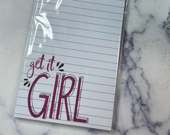 Get It Girl Magnetic List Pad, Planner Sesh Box Extras