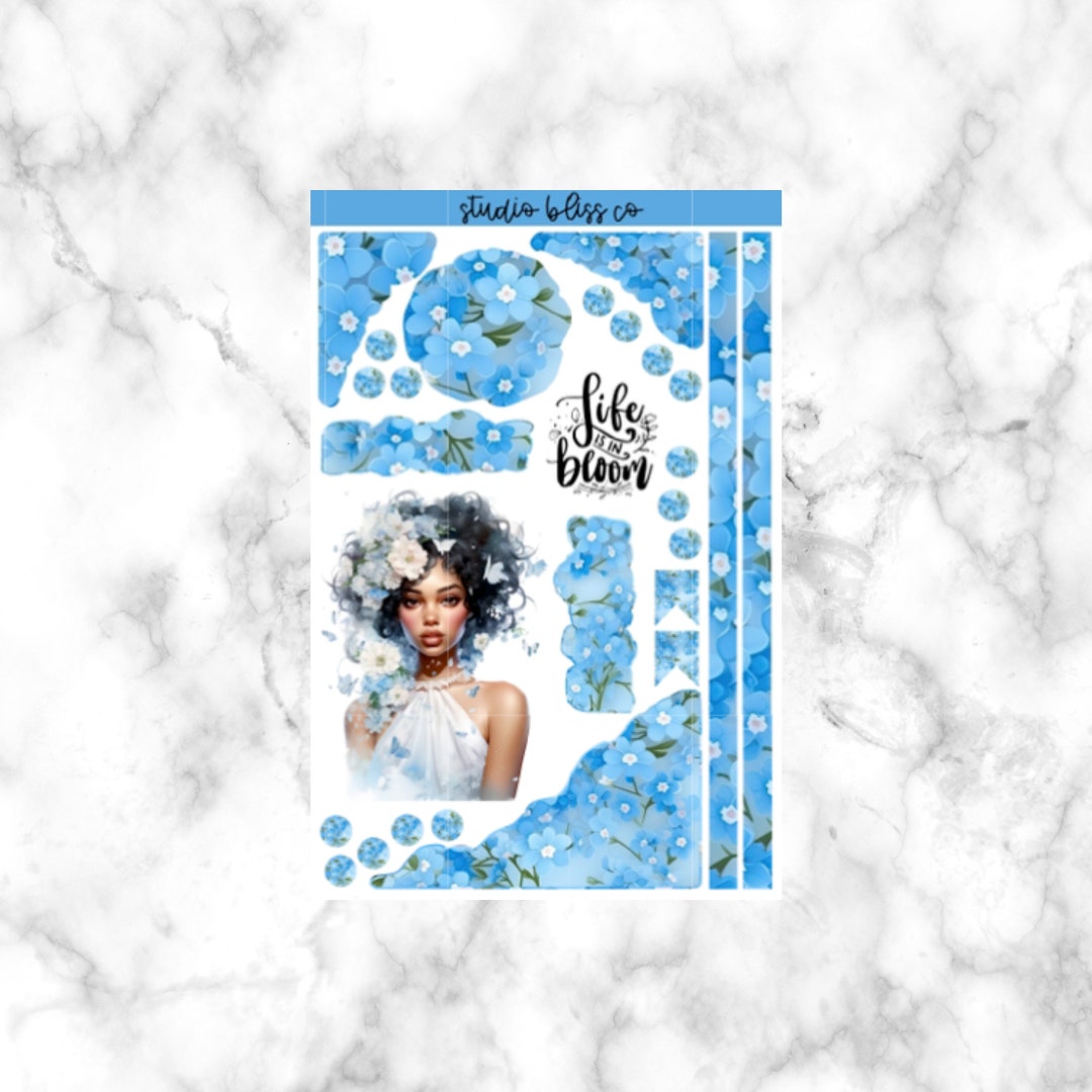 Journaling Kit Journaling Stickers Planner Stickers Forget Me Not