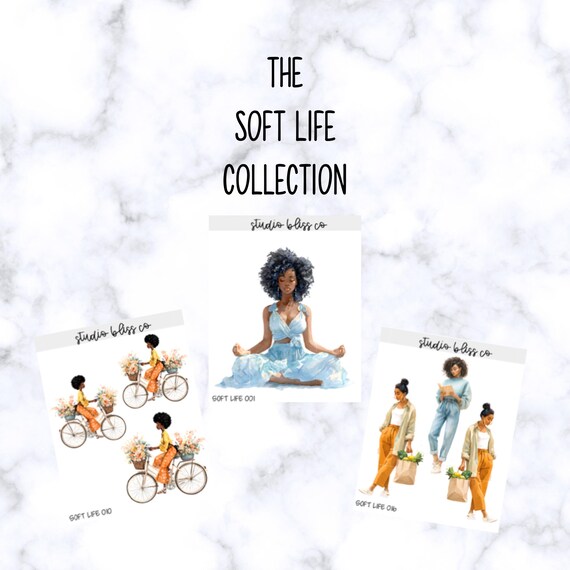 Planner Stickers | Dolls | The Soft Life Doll Collection | Choose Your Sheet | Bundle & Save | SKU Soft - 001 - 016