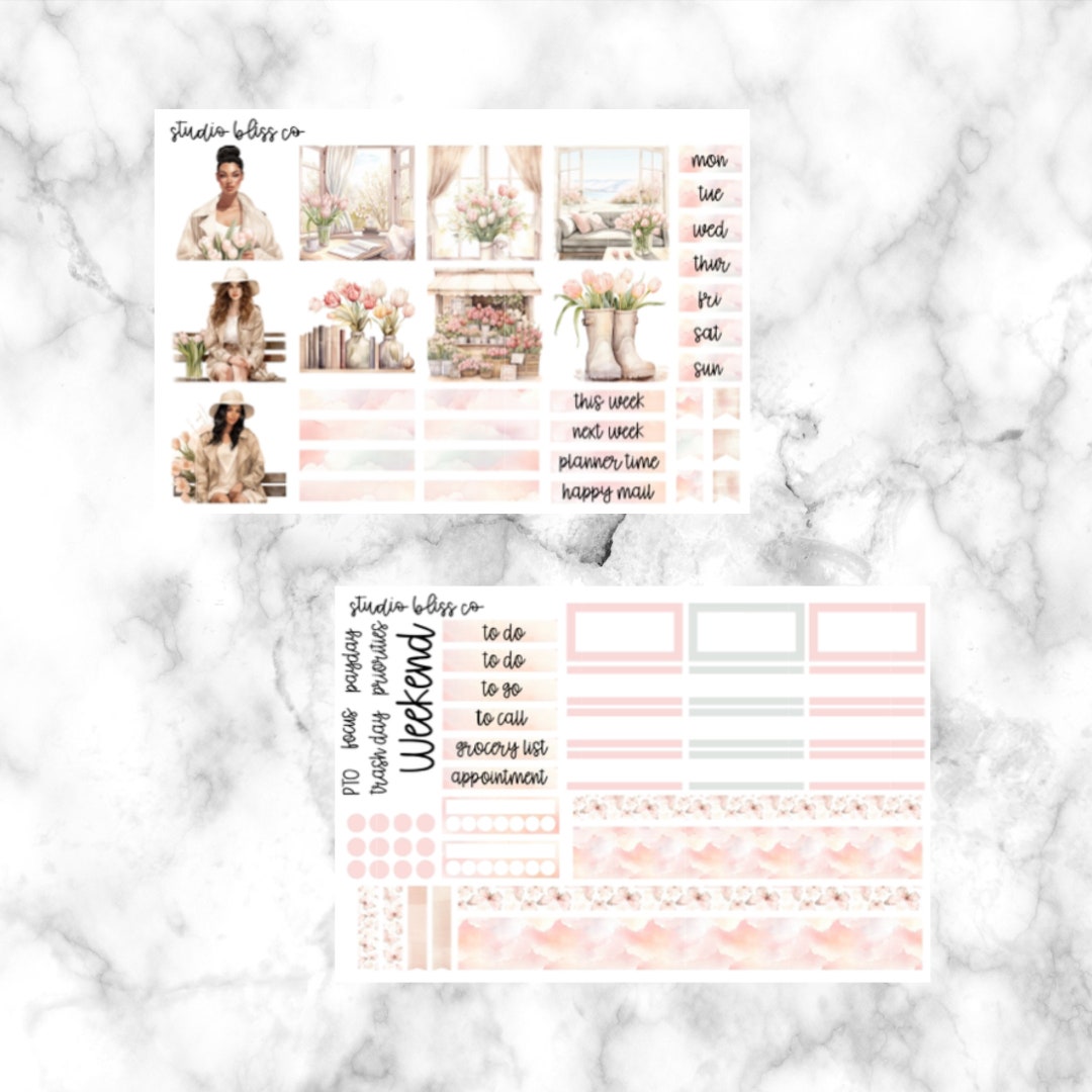 Planner Stickers, Hobonichi Cousin Sticker Kit, Weekly Sticker Kit ...