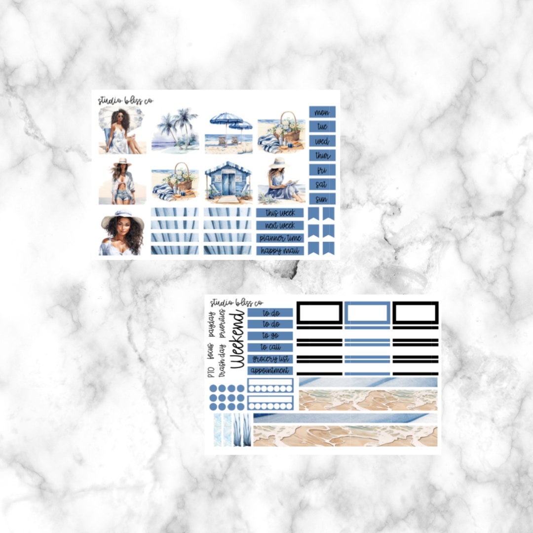 Planner Stickers, Hobonichi Cousin Sticker Kit, Weekly Sticker Kit ...