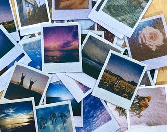 Mini instant photos - 55 designs, dollhouse printable - 1:6 scale