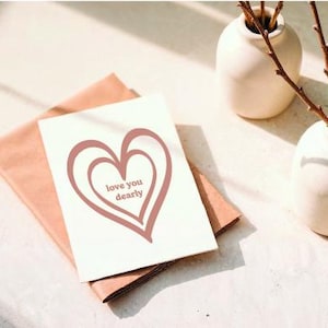 Printable Love You Card