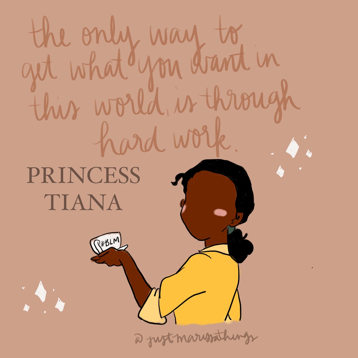 Disney Princess Tiana Quote Etsy 
