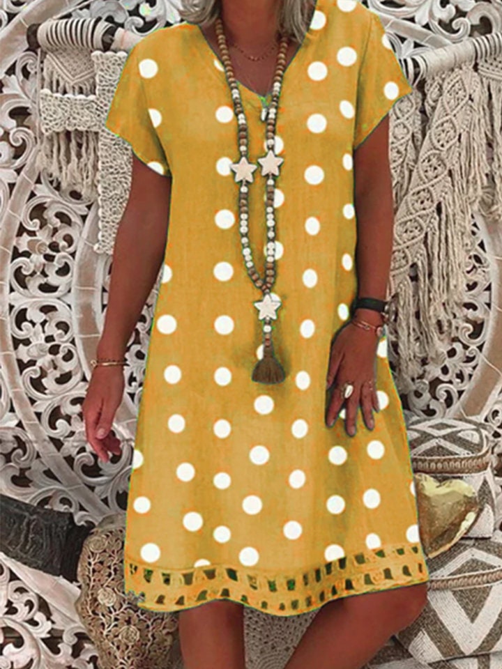 Women's 2020 Yellow Khaki Dress Casual Spring & Summer | Etsy