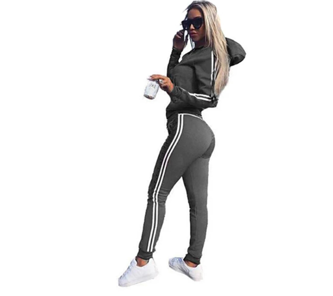 Women's 2Piece Full Zip Tracksuit Winter Full Length Etsy