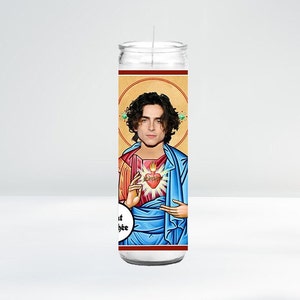 Saint Timothée Promi Gebetskerze | 21cm Unscented | Lustige Geschenkidee