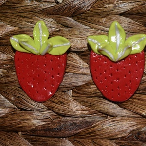 Strawberry Stud Earrings image 1