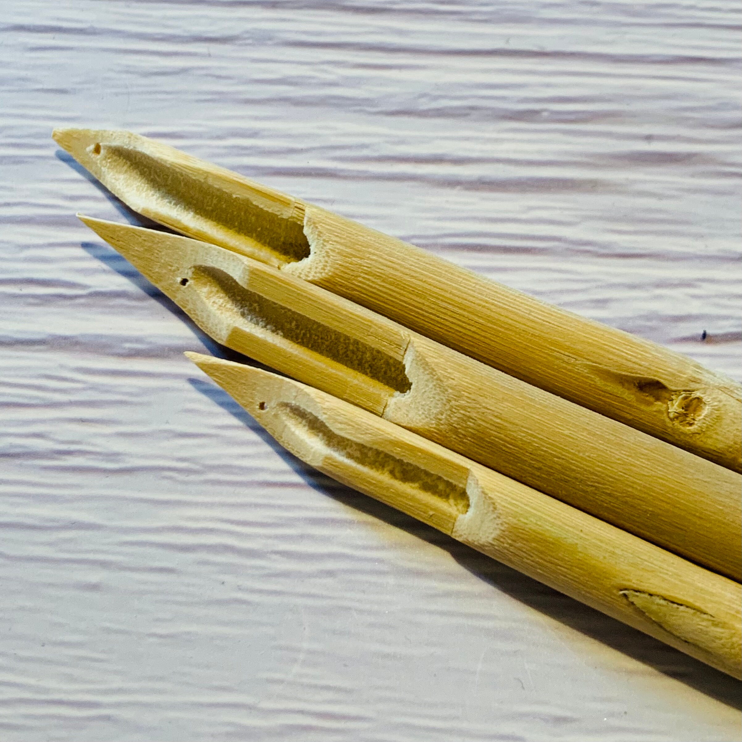 X3 Bamboo Wood Dip Pen Set Calligraphy Ink Small Large Etsy