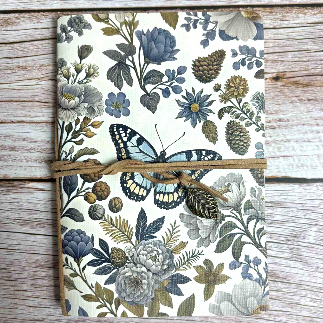 Butterfly Journal Notebook, Textured Covers, Vintage Classic Style ...