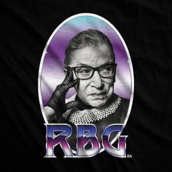RBG Ruth Bader Ginsburg Supreme Court Notorious RBG DTG Print Tee T-Shirt Bella + Canvas