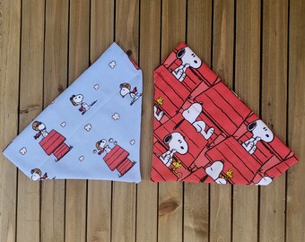 Winter Wonderland /'Snoopy /& Friends/' Themed Dog Bandana