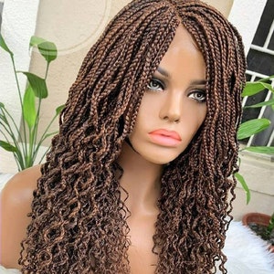 Peruka z warkoczykami pudełkowymi, peruka z warkoczykami typu bob, peruki ombre, peruka cornrow, peruki z koronką, peruka passion twists, peruka fauxlocs, peruki dla czarnoskórych kobiet, peruki krótkie