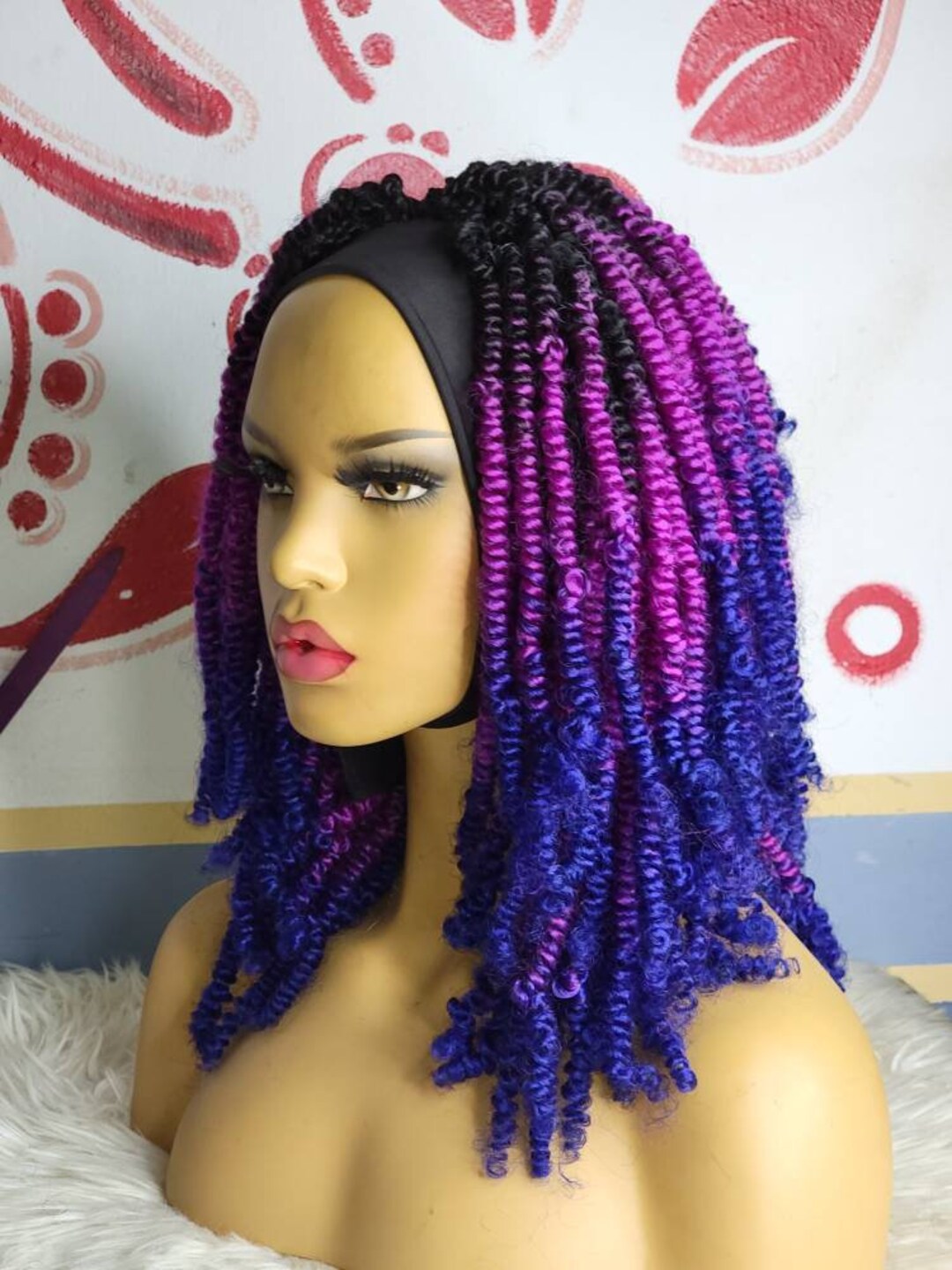 Ready to Ship Headband Wig Wigdreadlocks Wig Full Lace Wig Etsy