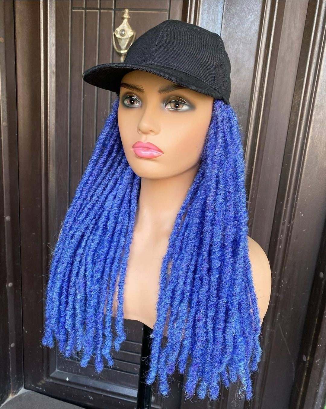 Cap Wig.fauxlocs Locs Wig,dreadlocks Wig Full Lace Wig Goddess Locs Soft Dreads Distressed Faux