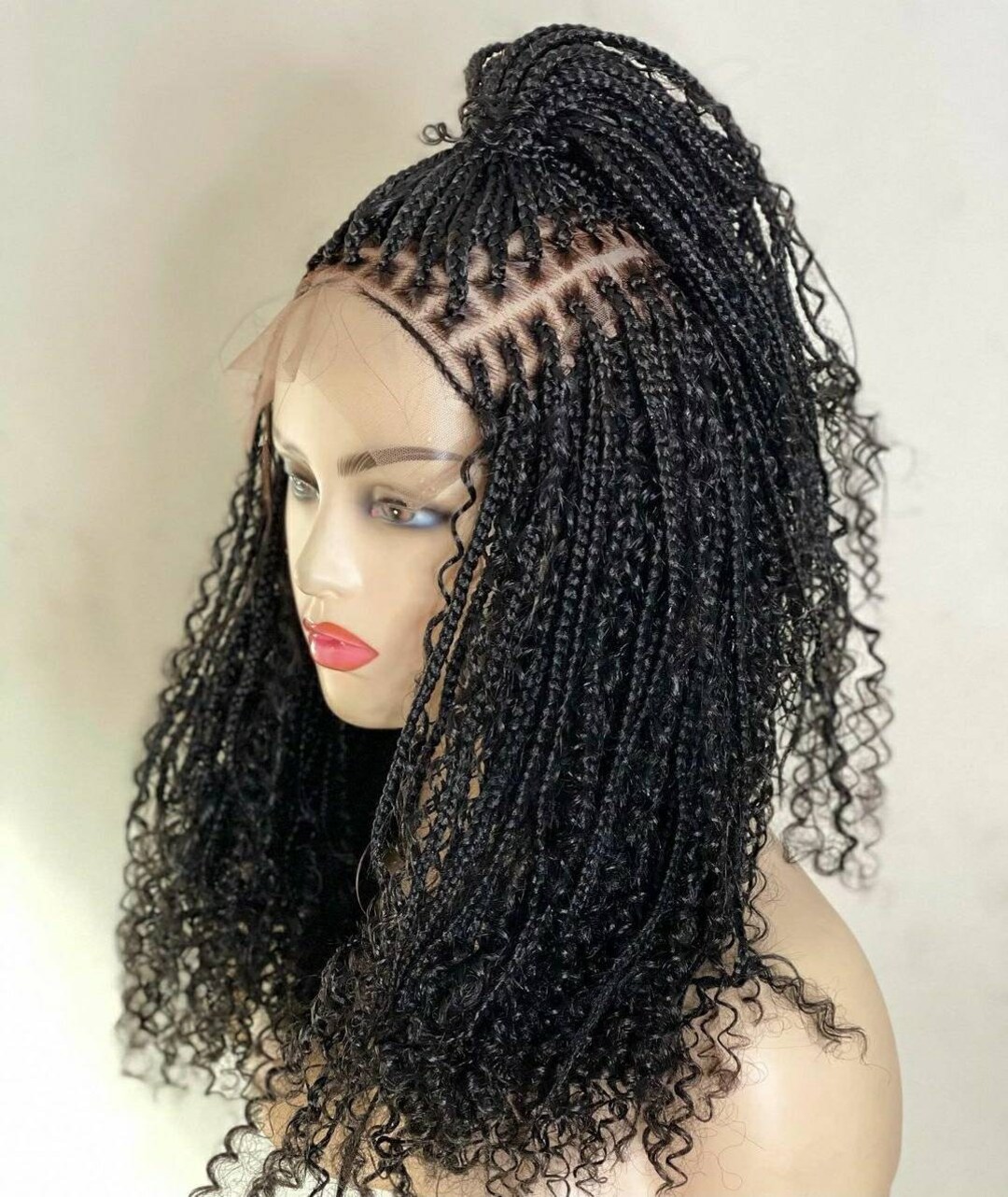 Braided Wig. Box Braided Wig,bohemian Box Braided Wig Wigs for Black ...