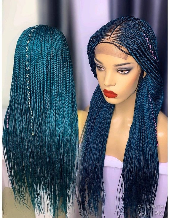 Braided top yarn wigs