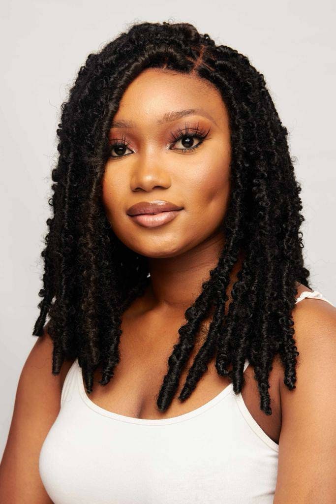 Butterfly Locs Wig Full Lace Wig Lace Front Wig Faux Locks Etsy