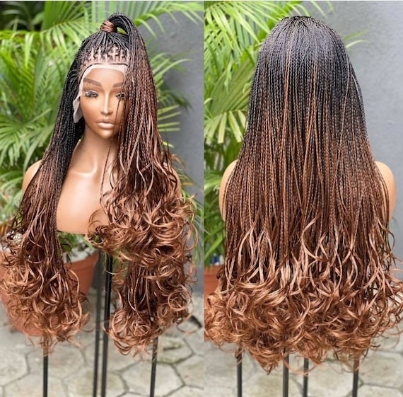 Braided Wig ,box Braided Wig Lace Wigs Cornrow Wigs Goddess Locs Wig  Passion Twists Wig Faux Locs Wig Lace Front Wig Wigs for Black Women -   Canada