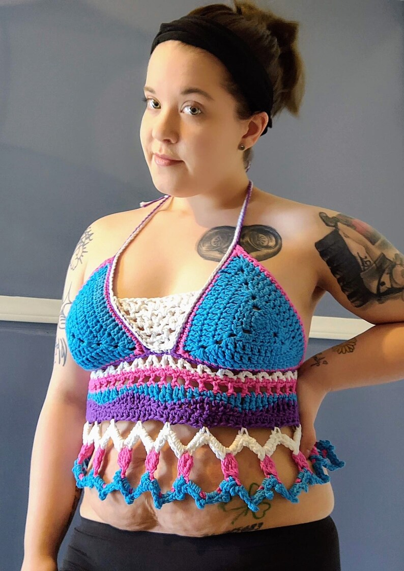 Fiesta Tankini Crochet Pattern Etsy