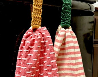 Crochet Towel Holder: Handmade Kitchen Decor