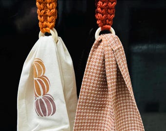 Crochet Towel Holder: Handmade Kitchen Decor