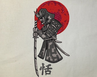 Machine embroidery file - Samurai 15-16*26 cm
