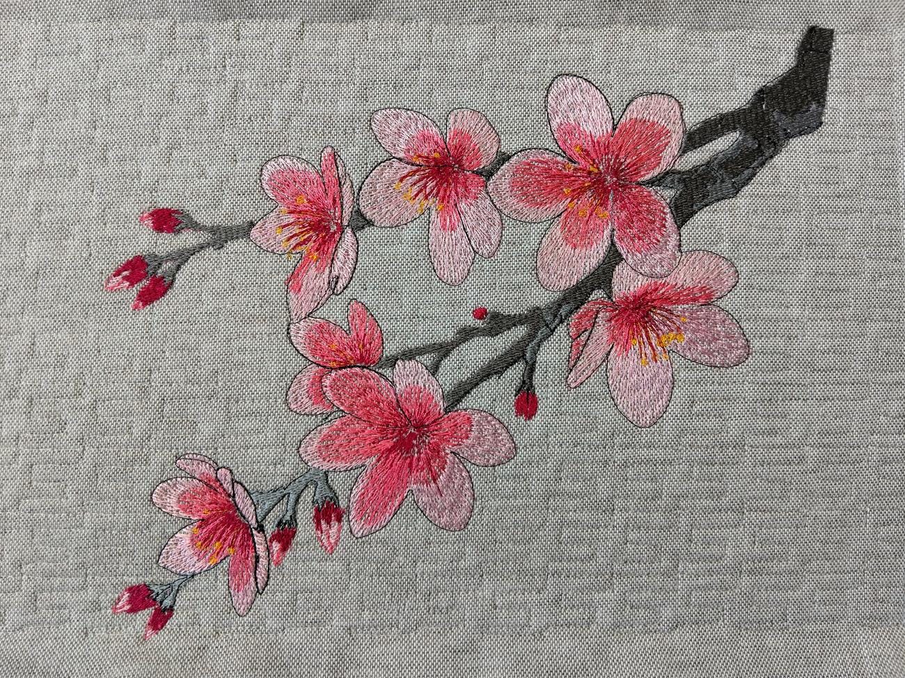 cherryオーダーページ Embroidery File Cherry Blossom 18 X 18 Cm or 20 X 20 Cm - Etsy Canada