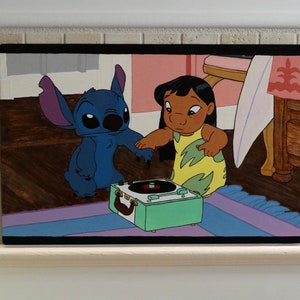 Lilo and Stitch Wood Wall Art