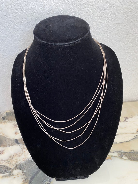 Sterling Silver Waterfall Necklace