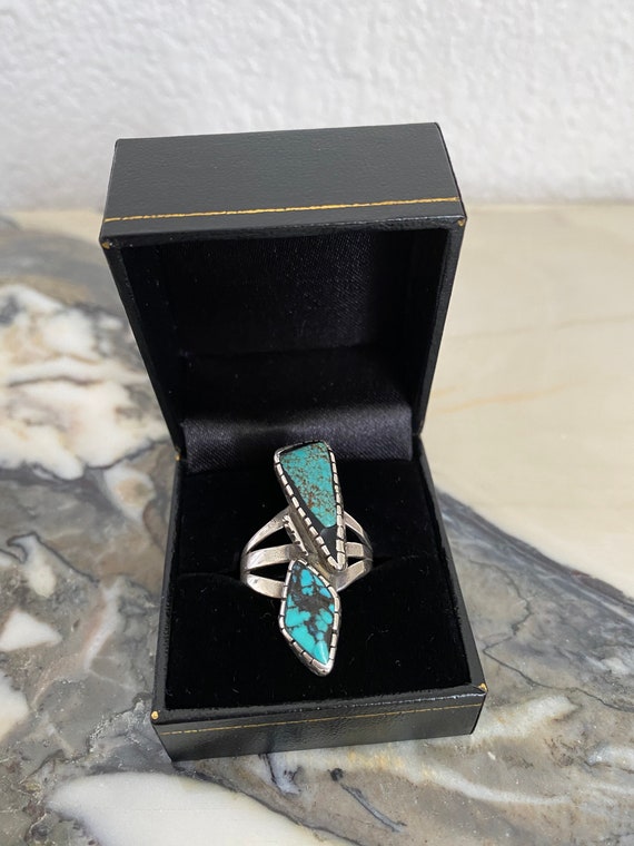 Signed Turquoise Ring