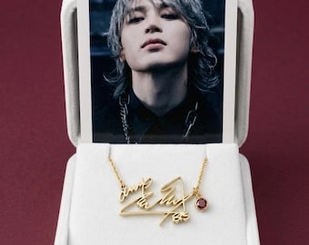 BTS Jimin Signature Necklace | 18k Gold Plated Kpop Merch
