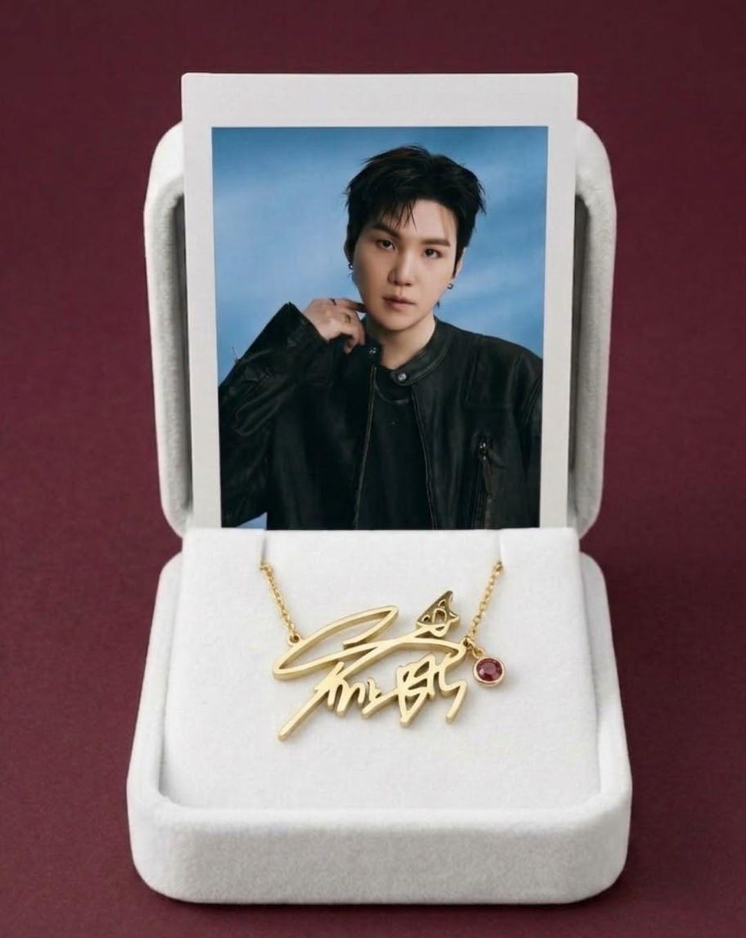 BTS SUGA Yoongi Signature Necklace | Bts Merch | Kpop | Bts