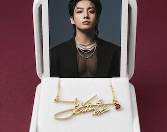 BTS SUGA Yoongi Signature Necklace | Bts Merch | Kpop | Bts