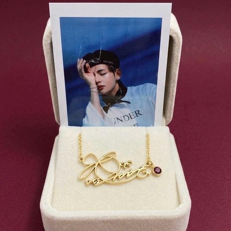 Taehyung Necklace - Etsy