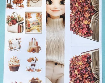 Kit de planificador mensual de otoño