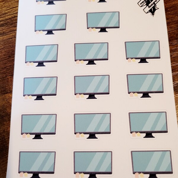 Monitor Stickers Etsy UK