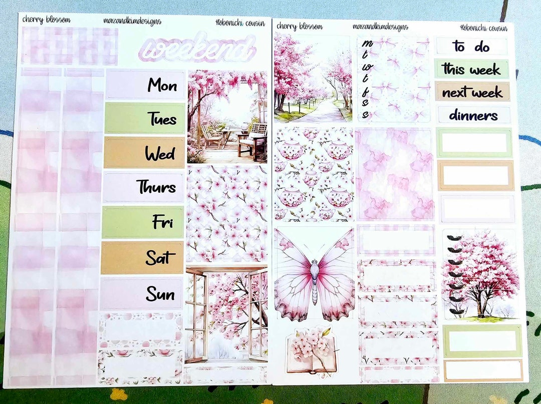 Cherry Blossom Hobonichi Cousin Kit - Etsy