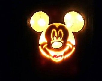 Mickey Mouse Lampe Etsy 