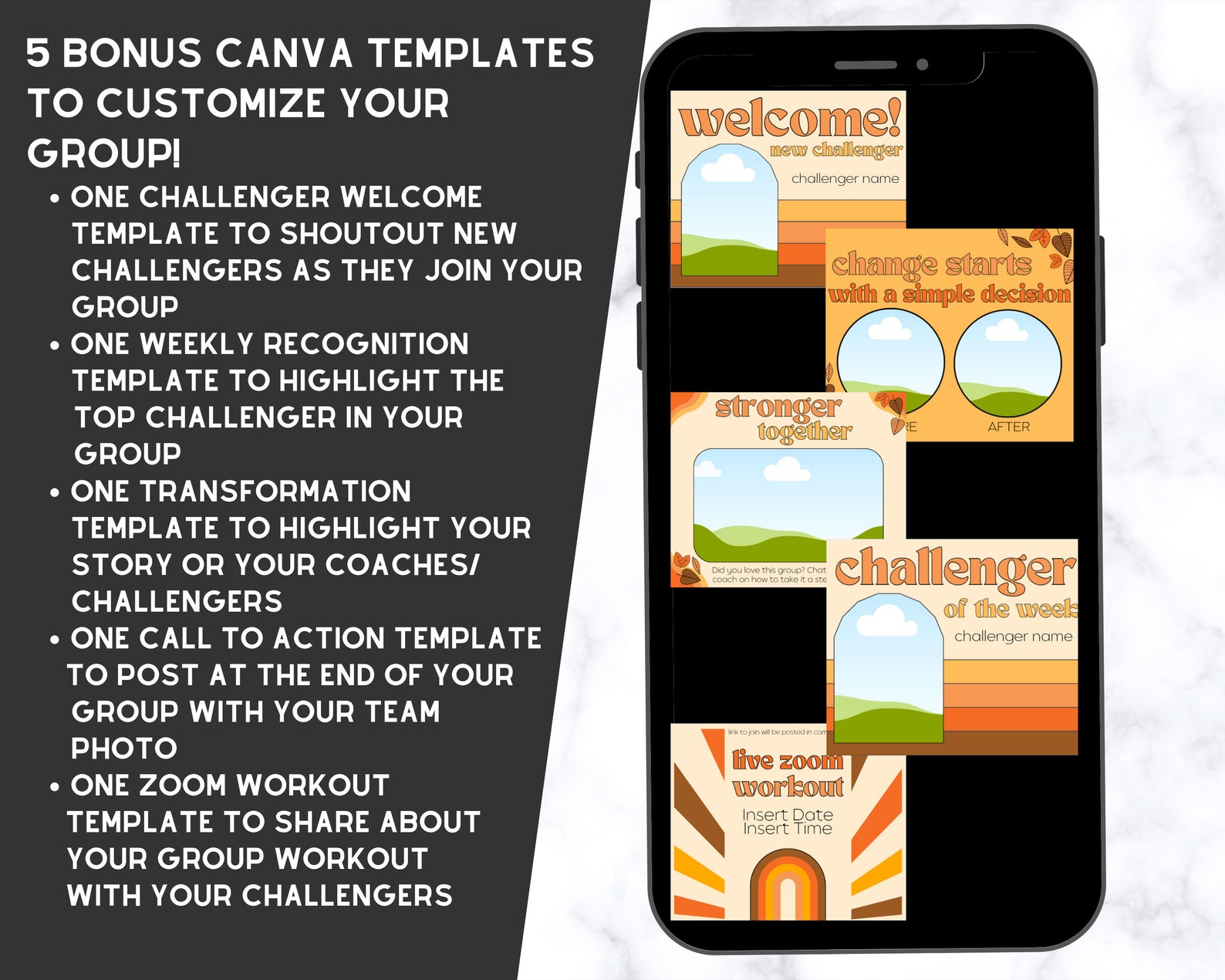 November Health & Fitness Challenge Group Guide, Done for You Challenge